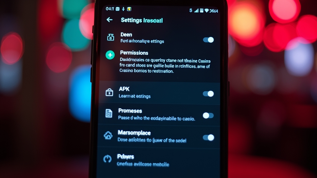 Pantalla de Android con permisos del sistema junto a un instalador APK